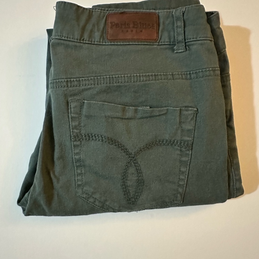 Paris Blues Women's Skinny Jeans - Olive - Picture 4 of 6